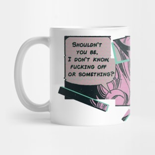 Vaporwave Comic Mug